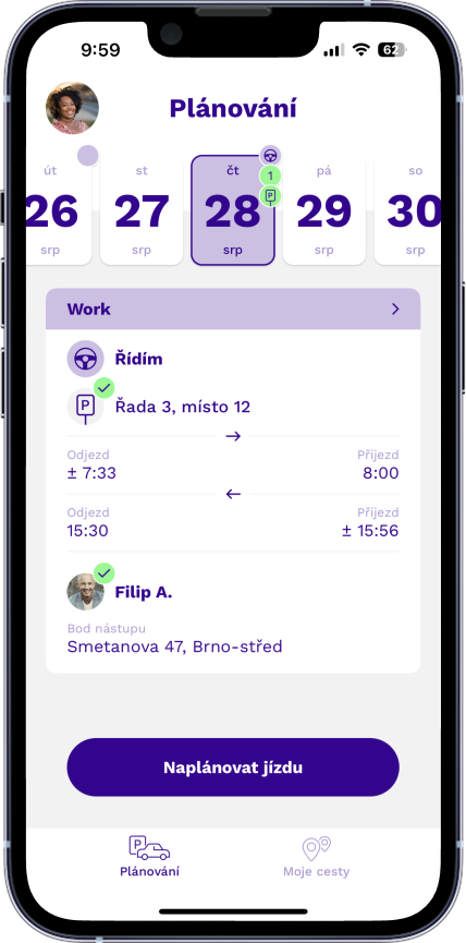 Telefon s aplikací Yedem